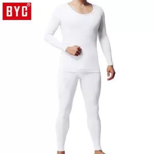 [BYC]BYC남성 내복 베이직 상하세트(화이트)