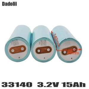 LiFePO4 원통형 배터리 33140 3.2V 15AH 32700 완벽 대체품
