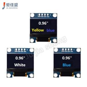 0.96 인치 OLED 디스플레이 화면 모듈 I2C IIC 128x64 SSD1315 1306 Arduino ESP32 ESP8266 용 3.3V-5V 파