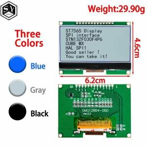훌륭함 Lcd12864 12864-06D, LCD 모듈, COG, 중국어 글꼴, 도트 매트릭스 화면, SPI 인터페이스