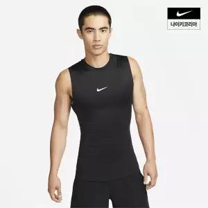 나이키 프로 드라이 핏 타이트 민소매 피트니스 탑 FB7915-010 FB7915-010_DS 1175214