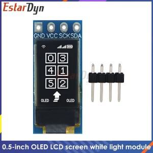 0.5인치 CH1115 OLED 스크린  초박형 48x88 디스플레이 RPi DIY 프로젝트용 고휘도 I2C 수직 모듈