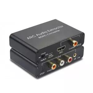 HDMI ARC 호환 DAC 오디오 분배기 HDMI ARC 광 디지털 동축 입력 호환