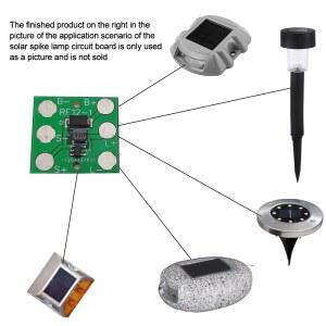 1.2V 태양 잔디 조명 랜턴 컨트롤러 보드 홈 태양 광 조경 조명에 대 한 니켈 수소 배터리 도로 램프 회로 모듈