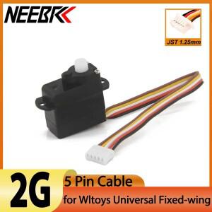 2g 마이크로 서보 5핀 Wltoys 고정익 A220 F949 A160 A800 RC 드론 미니 비행기 FPV 레이싱 헬리콥터용 공