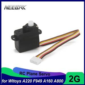 NEEBRC 2g 5핀 RC 마이크로 서보 드론 미니 비행기 FPV 레이싱 고정익 헬리콥터 Wltoys 원격 조종 쿼드콥터