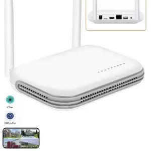 미니 WiFi NVR 8CH H.265 네트워크 비디오 레코더 Onvif 얼굴 감지 이메일 경고 XMEYE ICSee 앱과 호환