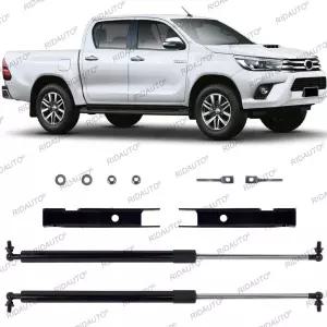 전면 가스 보닛 후드 스트럿츠 키트 수정 TOYOTA HILUX REVO ROCCO 2015 2018 용 리프트 지지대 댐퍼 충격