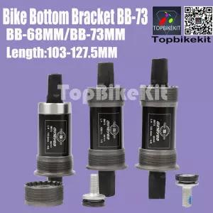 자전거 하단 브래킷 자전거 MTB BB68 사각 홀 베어링 센터 액슬 BC1.37 24T 103-127mm-Ebike B.B 68mm 73mm