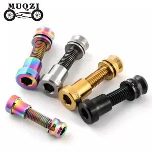 MUQZI 티타늄 나사 M5x17 19mm 스템 볼트 도로 자전거 핸들바 스템 볼트