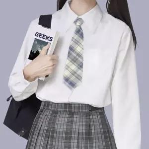 오너클랜 TBZ 교복 체크 자동 넥타이 아이보리) G 체크넥타이 교복 이쁜교복 타이 자동넥타이