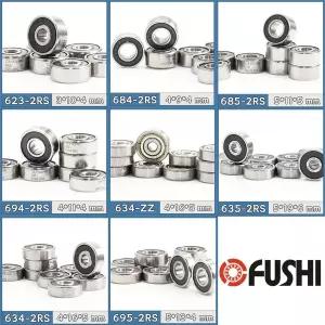 10PCS 베어링 623 634 635 684 685 694 695 베어링 ABEC-3 3x10x4mm 5x13x4mm 소형 623-2RS ZZ 695rs 로고