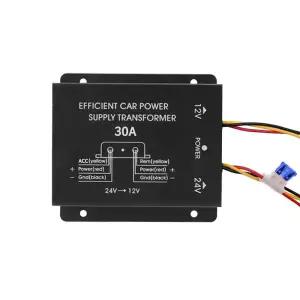 DC-DC 12V 변환컨버터 30A 차량용 전압 DCDC컨버터 인버터 자동차컨버터 자동차