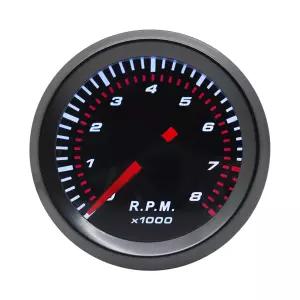 차량용 8000 RPM 게이지 타코미터 가스 동력 엔진 직경 55mm 1-8 실린더