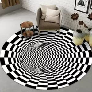 홀인 3D 입체 착시매트 80cm 바닥 장식용 거실 인테리어 카펫 놀이