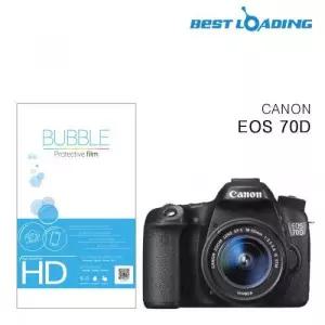 버블 HD 강화 필름 2장 캐논 EOS 70D 상단 포함 카메라 베스트 로딩 보호