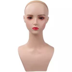 가발거치대 여성머리 마네킹 헤어 스타일링 스탠드 모델 매장용 진열 두상