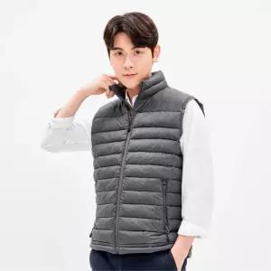 랜더스 엄마 아버지 경량 웰론 조끼 멜란지 캐쥬얼룩 베스트 일상룩 고퀄리티 데일리룩 젊줌마