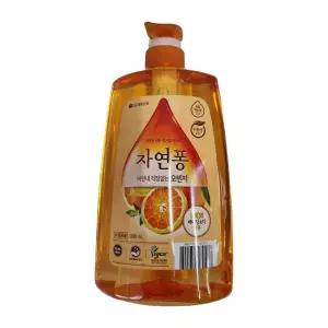 [엄지척]자연퐁 GMM864N6 오렌지 주방세제 980ml 대용량 기름 제거 설거지
