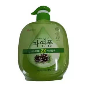 [엄지척]자연퐁 JIZ665A1 솔잎 주방세제 490ml 기름 제거 설거지 세제