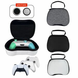 PS5/XBOX 시리즈 X/S/SWITCH 게임 보드에 적합 하드 보호 상자를 운반하는 컨트롤러 여행 로커 캡 2개