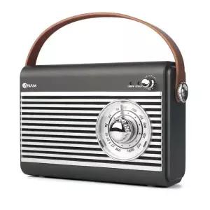 레트로 블루투스라디오 포터블 FM USB AUX 스피커