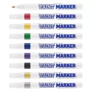 문화 세필 페인트마카 3.0mm 메모 PEN 오피스 사무 두꺼운 청색 보드 마킹 유성 미술 필기