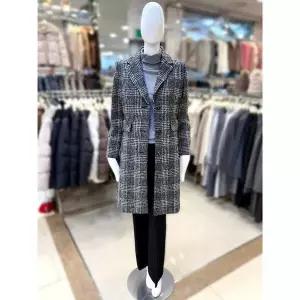 조이너스 세이브존01 체크 모직 하프 코트 JAEW1WCH370(1)