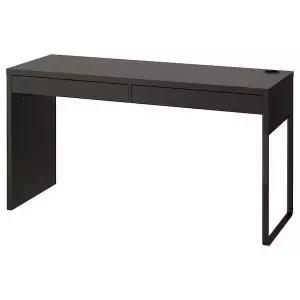 [아트박스]/이케아 착불 조립포함 ikea 미케 2인용 컴퓨터 책상 블랙BROWN