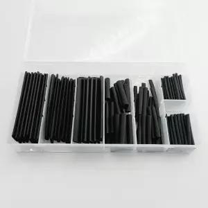 열 수축튜브 세트 선보호 정리 블랙 127pcs 전기튜브 전선 열수축 고무