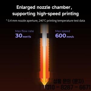 공식 Creality K1C 노즐 유니콘 퀵 스왑 3D 프린터 고유량 모든 금속 0.2mm/0.4mm/0.6mm/0.8mm 1pcs 사용