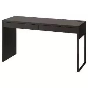/이케아 착불 조립포함 ikea 미케 2인용 컴퓨터 책상 블랙BROWN