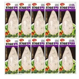 하림 냉장 닭가슴살 블랙페퍼 100g  x  10봉