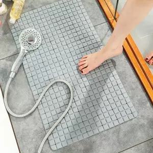 논슬립 바닥 PVC 욕실매트 물빠짐 흡착 미끄럼방지매트 욕조 발매트 화장실