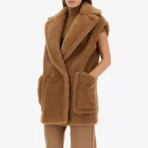 [롯데백화점]막스마라 25FW 막스마라 BREDA 테디베어 코트 카멜 127626360010739 001