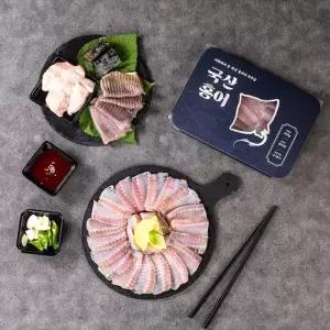 산지직송 프리미엄 저온숙성 국산 홍어회 500g 삭힘정도 선택가능