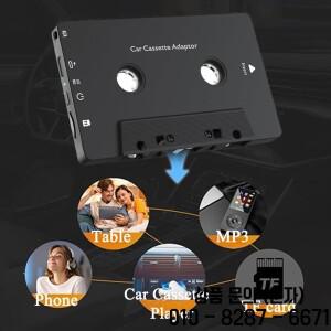 새로운 블루투스 카세트 변환기 리모컨 마이크 전화 MP3 AUX 유선 CD 플레이어 포함