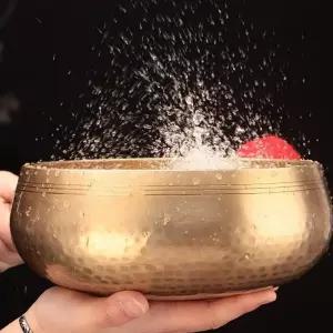 러블리썬 싱잉볼 대형싱잉볼 명상종 티벳종 17.5cm 불교굿즈 힐링용품 명상용품 요가종 A8EC7