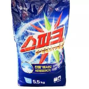 스파크 세탁세제 프라임 5.5kg 애경 오피스디포 문구용품 사무용품 E1640