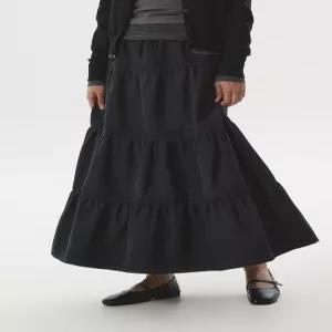 후아유 Long Tiered Skirt WHWHG4941F
