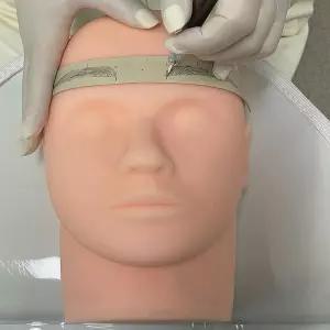 미용 3D 실리콘 얼굴 마네킹 23cm 눈썹문신 94787