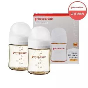 더블하트 PPSU 젖병 제뉴인화이트 160ml 2개 GST MNS