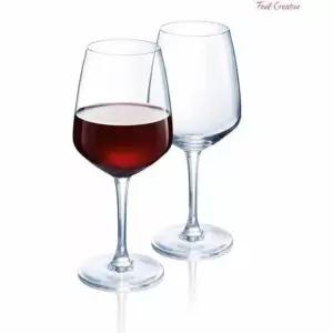 발서로리 와인잔 세트 2p 350ml 주기 고급술잔 신혼부부 집들이 파티 EC94F