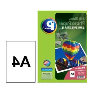프린텍 V6210-20 소프트 광택 포토 용지 A4 20매 라벨지 문구 383C4