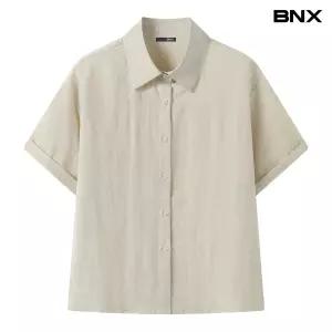 BNX 베이직 소매 롤업 반팔 셔츠 BY2BL008L0