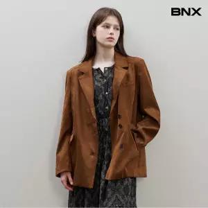 BNX 쓰리버튼 스웨이드 블레이져 자켓 BX3JK013L0