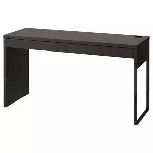 아트박스/이케아 착불 조립포함 ikea 미케 2인용 컴퓨터 책상 블랙BROWN