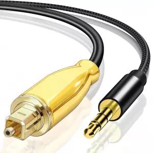 192KHz DAC 광-3.5mm 컨버터 오디오 케이블-AUX 어댑터 HDTV DVD 셋톱박스용 디지털-아날로그 스피커 믹서