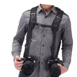 카메라 DSLR 더블 조끼 벨트 듀얼 가슴 바디 스트랩