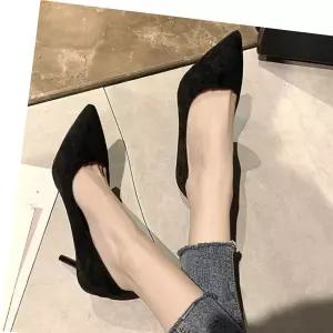 하이힐 면접 정장 여성 미들힐 펌프스 구두